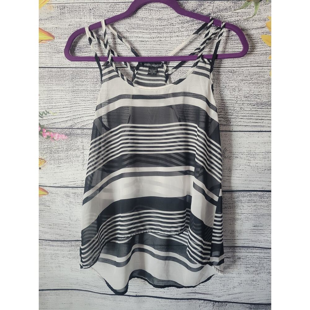 American‎ Dream Spaghetti Strap Tank Top Size S